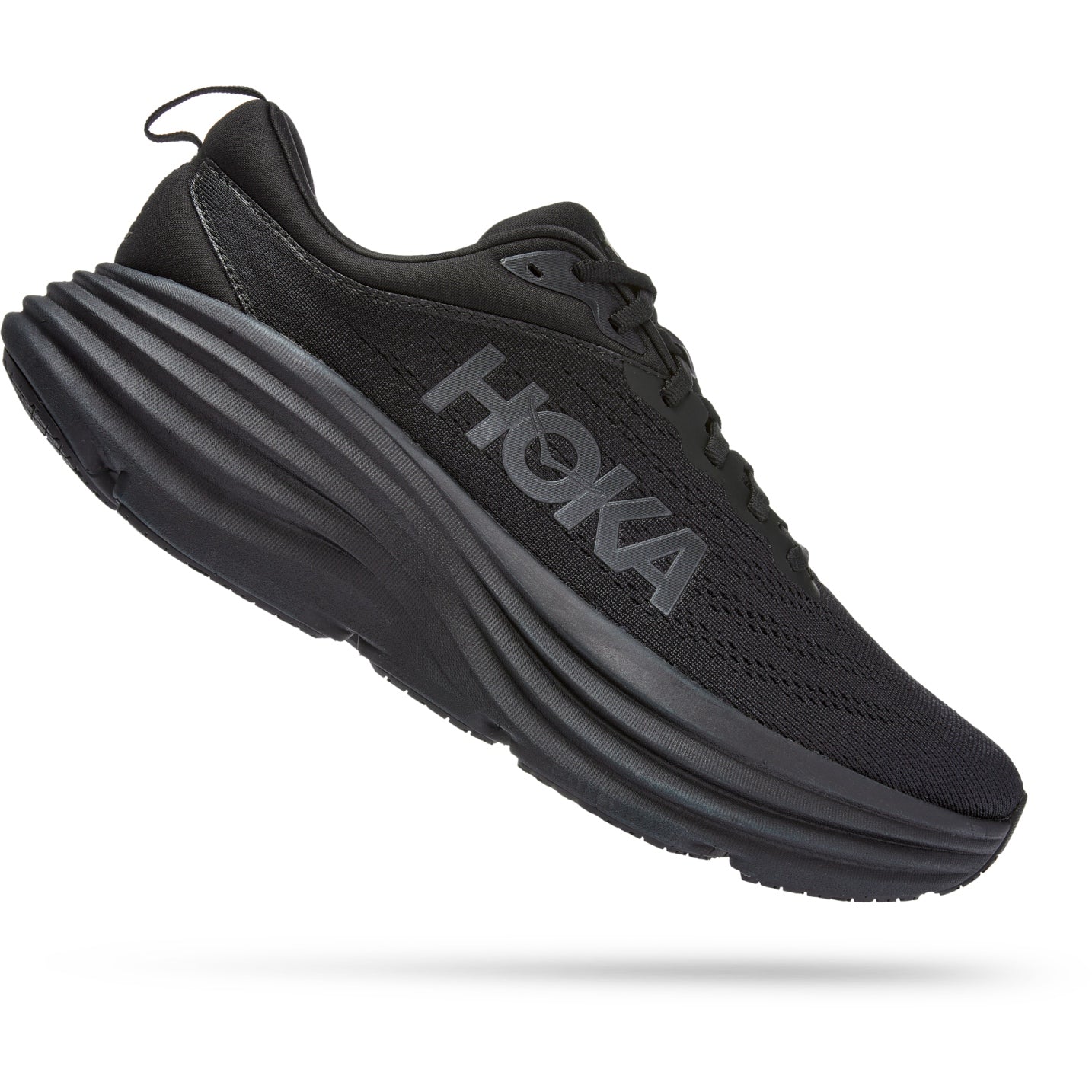 Black Hoka Bondi 8 Running Shoes For Women