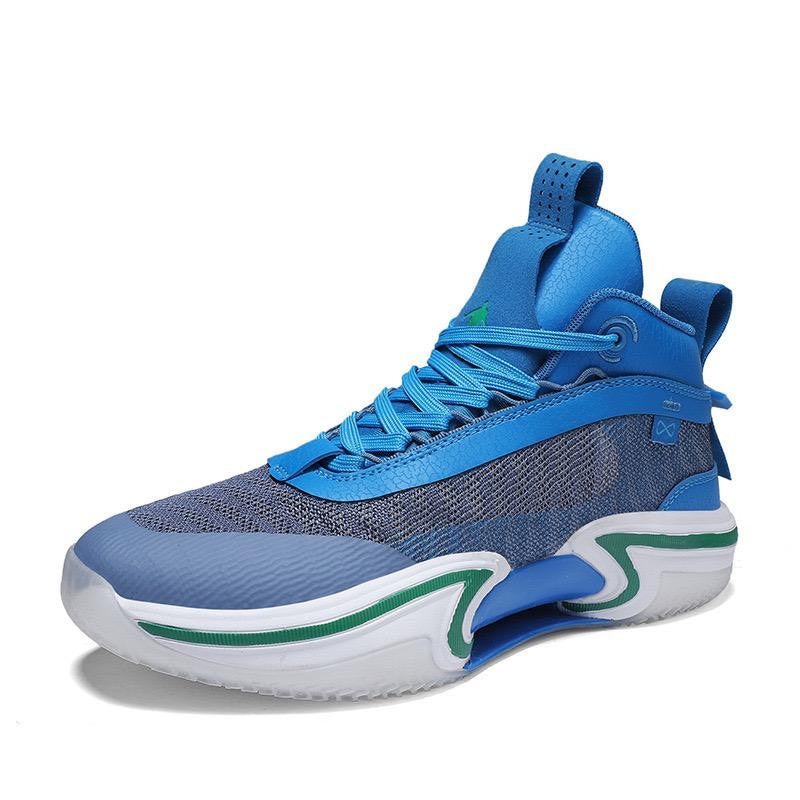 Multicolor High Top Basketball Sneakers For Men