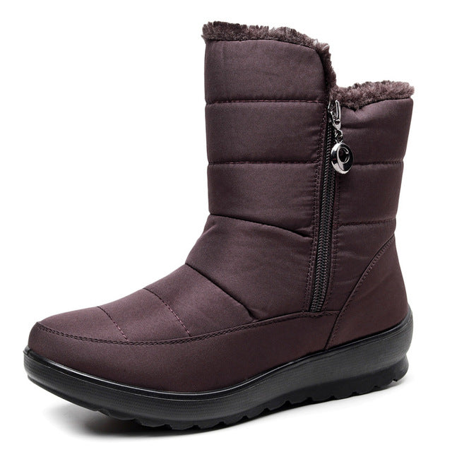 Anti-Slip Snow Boots with Fur Lined