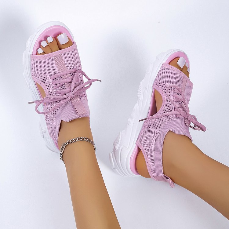 Open Toe Platform Sandals For Women