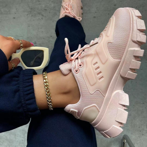 Chunky Thick Platform Sneakers For Women