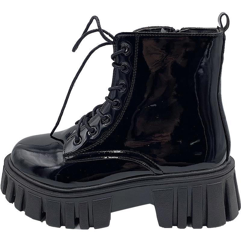 Chunky Motorcycle Ankle Boots For Women